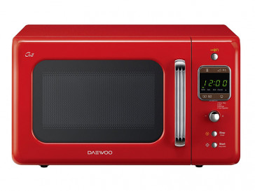 MICROONDAS LIBRE INSTALACION DAEWOO 20L 800W ROJO CON GRILL KOG-6LBR