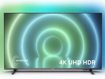 SMART TV LED ULTRA HD 4K ANDROID 65" PHILIPS 65PUS7906/12