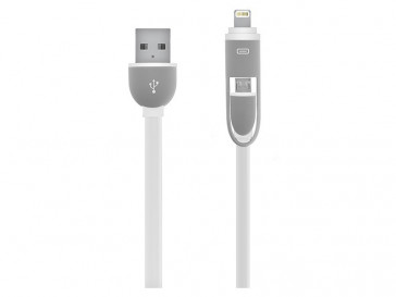 CABLE DE CARGA Y DATOS 2 EN 1 MICRO USB USMCFB BLAUTEL