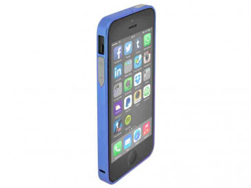 BUMPER 4-OK ALUMINIUM PARA IPHONE 5/5S ALAZI5 AZUL BLAUTEL