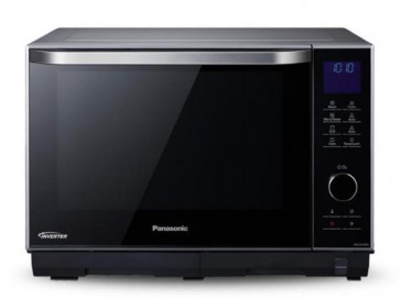 MICROONDAS LIBRE INSTALACION PANASONIC 27L 1000W NEGRO CON GRILL NN-DS596MEPG
