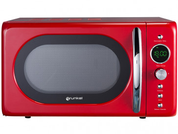 MICROONDAS LIBRE INSTALACION GRUNKEL 20L 700W ROJO VINTAGE MW-DG R
