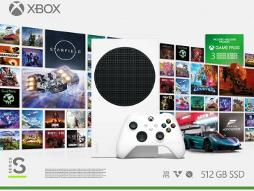 CONSOLA XBOX SERIE S 512GB + 3M GAME PASS ULTIMATE (RRS-00152) MICROSOFT