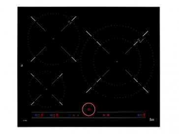 PLACA DE INDUCCION TEKA IKNOB IT 6350 60CM 3 ZONAS DE COCCION MARCO METALICO SLIM