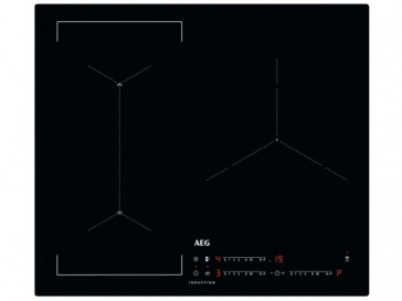 PLACA DE INDUCCION AEG IAE63421CB 60CM 3 ZONAS DE COCCION SIN MARCO NEGRA