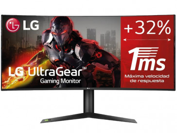 MONITOR CURVO GAMING LED WQHD 37.5" LG 38GL950G-B