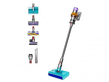 ASPIRADORA FREGONA DYSON ESCOBA SIN CABLE 240W V15s DETECT SUBMARINE (AMARILLO/NIQUEL)