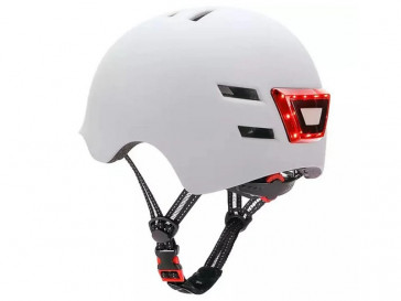CASCO CON LED MA1011 TALLA L BLANCO YOUIN