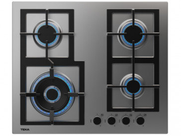 PLACA DE COCINA TEKA EFX 60.1 4G AI AL DR CI 112610048 GAS BUTANO 60CM 4 QUEMADORES