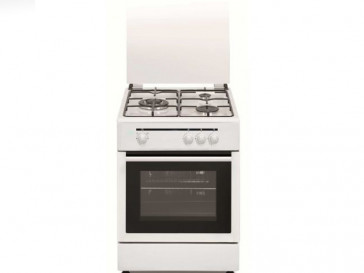 COCINA VITROKITCHEN 3 QUEMADORES ENCIMERA Y HORNO A GAS BUTANO CB5530BB BLANCO
