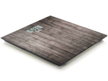 BASCULA BANO PS1065 MADERA OSCURA LAICA