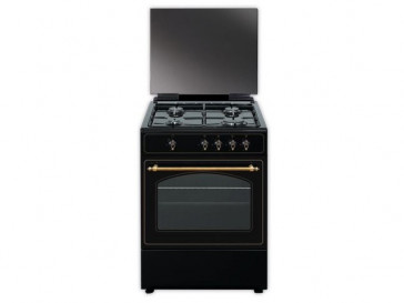 COCINA VITROKITCHEN 4 QUEMADORES ENCIMERA Y HORNO A GAS BUTANO RU6060B