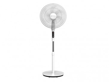 VENTILADOR DE PIE CON MANDO BLANCO 65W Ø ASPAS 40CM ALTURA REGULABLE 110-130CM VIRO16APLUS JOHNSON
