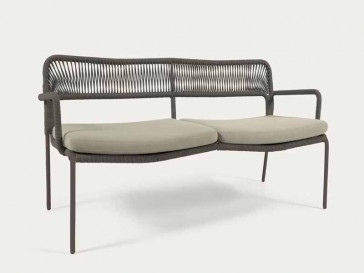 SOFA CAILIN 2 PLAZAS CUERDA VERDE Y ACERO 150 CM IT0368J19-1/1 KAVEHOME