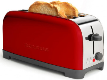 TOSTADOR 2 RANURAS VINTAGE RED 960.654 TAURUS