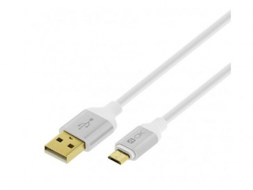 CABLE MOOVE USB A MICRO USB 4-OK MOUMBL (W) BLAUTEL