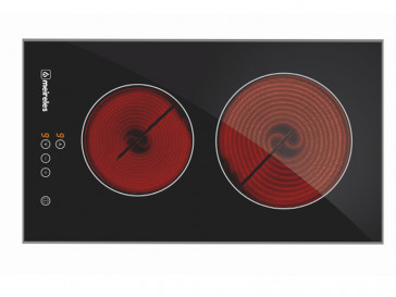 PLACA VITROCERAMICA MEIRELES MV 1312 30CM 2 ZONAS DE COCCION SIN MARCO