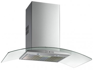 CAMPANA TEKA DECORATIVA PARED 90CM CRISTAL LED NC-985 40455382