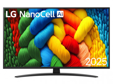 SMART TV NANO CELL ULTRA HD 4K ALFA7 55" LG 55NANO81A6A