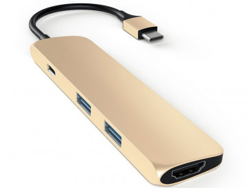 HUB TYPE-C USB PASSTHROUGH HDMI ST-CMAG (GD) SATECHI