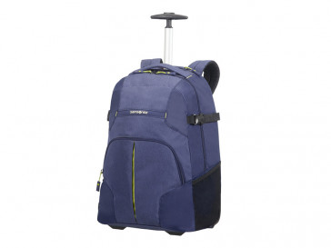 MOCHILA PORTATIL REWIND CON RUEDAS 16" AZUL OSCURO SAMSONITE