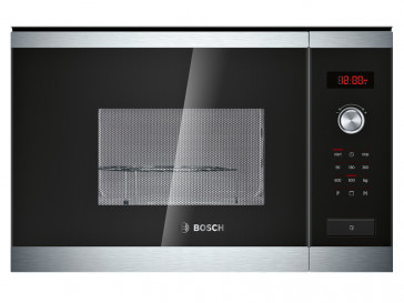 MICROONDAS INTEGRABLE BOSCH 20L 800W NEGRO/INOX CON GRILL HMT75G654
