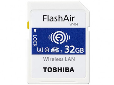 FLASHAIR W-04 32GB SDHC UHS-I CLASE 3 (THN-NW04W0320E6) TOSHIBA