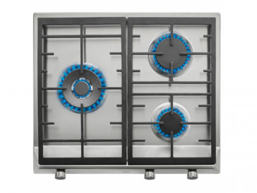 PLACA DE COCINA TEKA EX/60.1 3G AI AL DR CI 40212220 GAS NATURAL 58CM 3 QUEMADORES