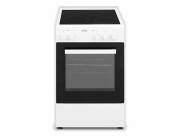 COCINA ARTICA 3 ZONAS DE COCCION ENCIMERA VITROCERAMICA Y HORNO ELECTRICO AKVI5055W BLANCA