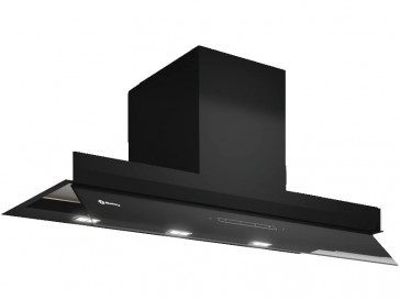 CAMPANA BALAY DECORATIVA INTEGRABLE 90CM CRISTAL NEGRO LED 3BD997GN