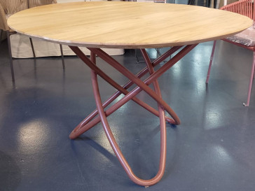 MESA REDONDA HULA HOOP 110CM MADERA  CC0622M47-1/2