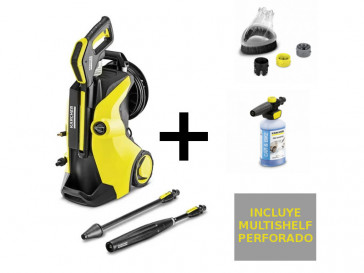 PACK HIDROLIMPIADORA KARCHER K 5 FULL CONTROL + PROTECTOR + BOQUILLA FJ 10 C + MULTISHELF PERFORADO