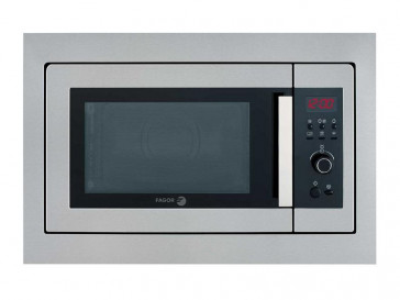 MICROONDAS INTEGRABLE FAGOR 17L 700W ACERO CON GRILL MWB-17A EX