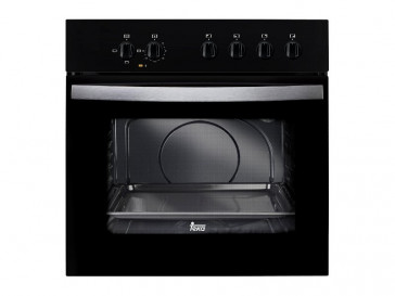 HORNO POLIVALENTE CONVENCIONAL ESMALTE CRYSTAL CLEAN A TEKA HE-490 ME NEGRO