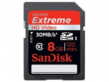 SDHC 8GB EXTREME HD VIDEO (SDSDX-008G-X46) SANDISK