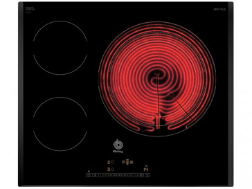 PLACA VITROCERAMICA BALAY 3EB-716LQ 60CM 3 ZONAS DE COCCION MARCO BISELADO