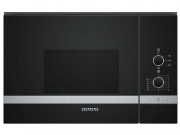 MICROONDAS INTEGRABLE SIEMENS 20L NEGRO/INOX BF520LMR0