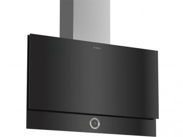 CAMPANA BOSCH DECORATIVA PARED 90CM CRISTAL NEGRO LED DWF97RV60