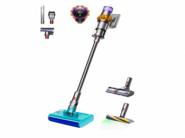 ASPIRADOR DYSON ESCOBA SIN CABLE 240W V15 DETECT SUBMARINE (AMARILLO/NIQUEL) 
