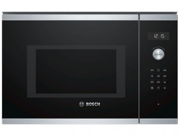 MICROONDAS INTEGRABLE BOSCH 25L 900W NEGRO/INOX CON GRILL BEL554MS0