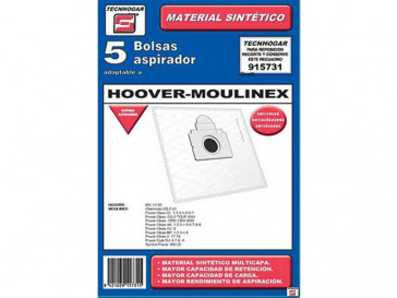 BOLSA ASPIRADOR HOOVER-MOULINEX 915731 TECNHOGAR