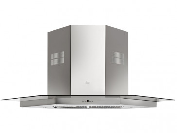 CAMPANA TEKA DECORATIVA PARED 90CM INOX/CRISTAL LED DQ2 90 40477530