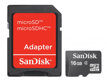 MICRO SDHC 16GB + ADAPTADOR (SDSDQB-016G-B35) SANDISK