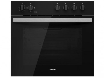 HORNO CONVENCIONAL POLIVALENTE ESMALTE CRYSTAL CLEAN A TEKA HBE 490 ME NEGRO 111280001