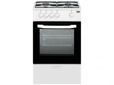 COCINA BEKO 4 QUEMADORES ENCIMERA Y HORNO A GAS BUTANO CSG 42009 DW