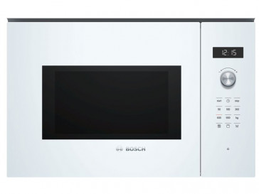 MICROONDAS INTEGRABLE BOSCH 25L 900W BLANCO CON GRILL BEL554MW0