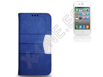 FUNDA ELITE COVER IPHONE 4S AZUL 7903 X-ONE ACCESSORIES