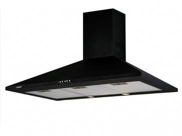 CAMPANA CATA DECORATIVA PARED 60CM NEGRA HALOGENA OMEGA 600 BK 2002402
