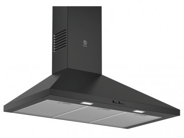 CAMPANA BALAY DECORATIVA PARED 90CM NEGRA LED 3BC696MN