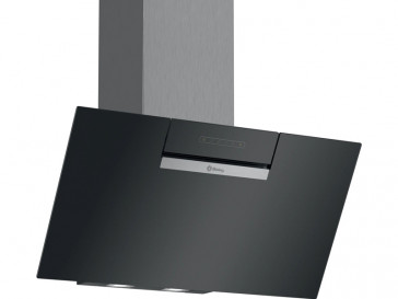 CAMPANA BALAY DECORATIVA PARED 80CM CRISTAL NEGRO LED 3BC586GN